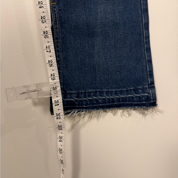 RE/DONE High Rise 70s Bootcut Split Hem Jeans 29 Made in USA - Picture 9 of 11